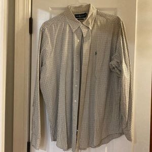Ralph Lauren Button up long sleeve shirt size XL.
